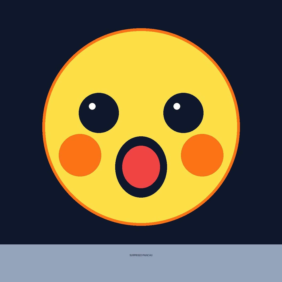 Surprised Pikachu meme template preview