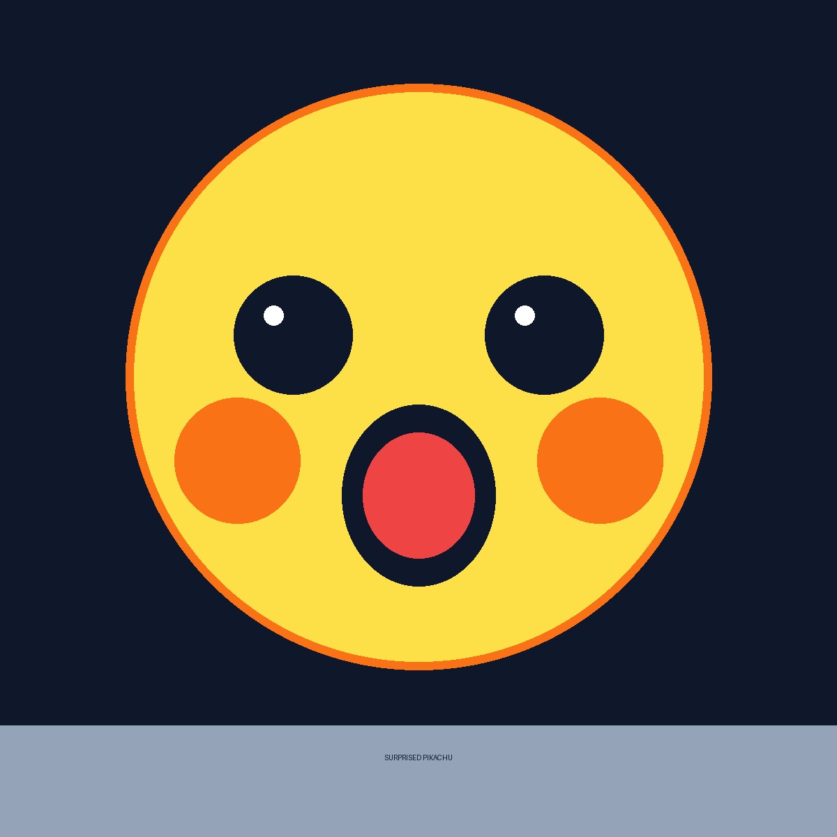 Surprised Pikachu meme template