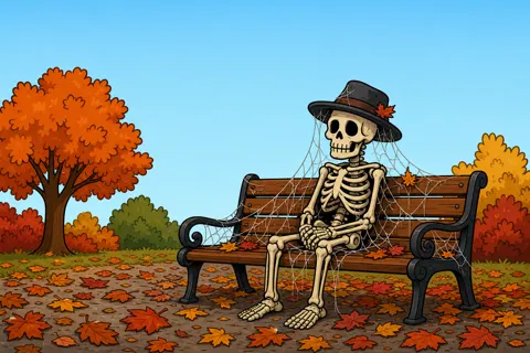 Waiting Skeleton
